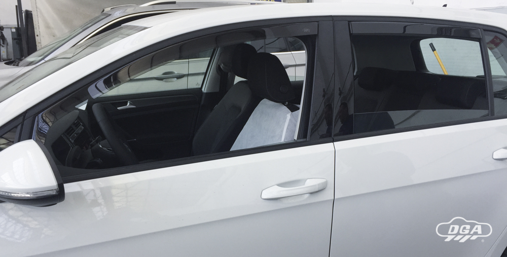 Wind Defletors VW GOLF VII, HATCH, 2013 - , 5 Doors, Front & Rear, In-Channel