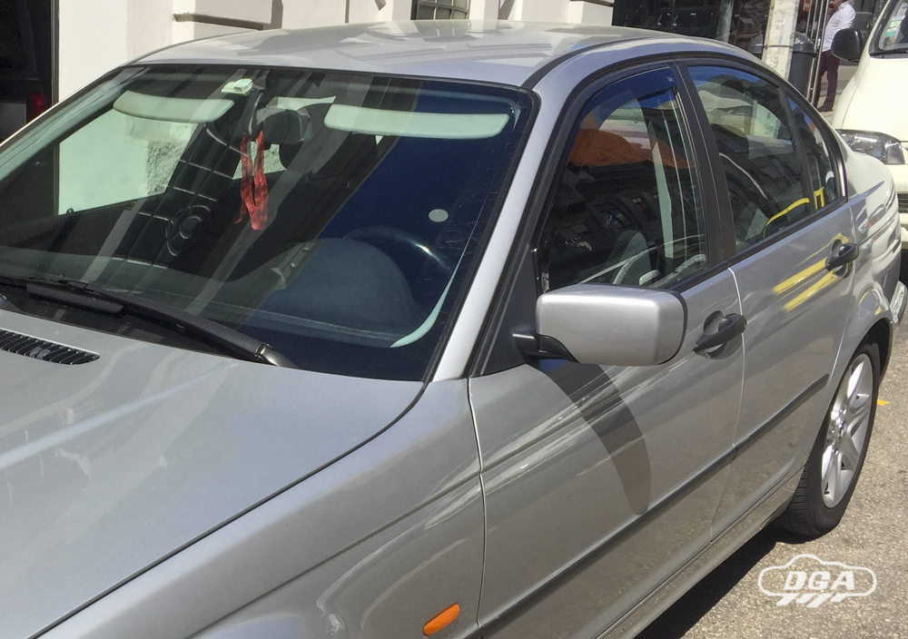 Wind Defletors BMW Serie 3 , SEDAN, 1998 - 2005, 4 Doors, Front, In-Channel