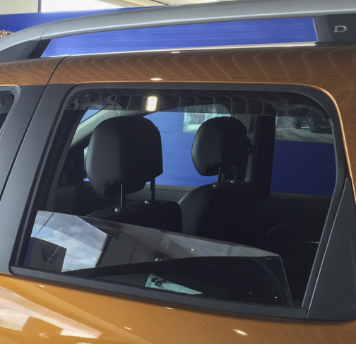 Wind Defletors DACIA DUSTER II, SUV, 2017 - , 5 Doors, Rear, In-Channel