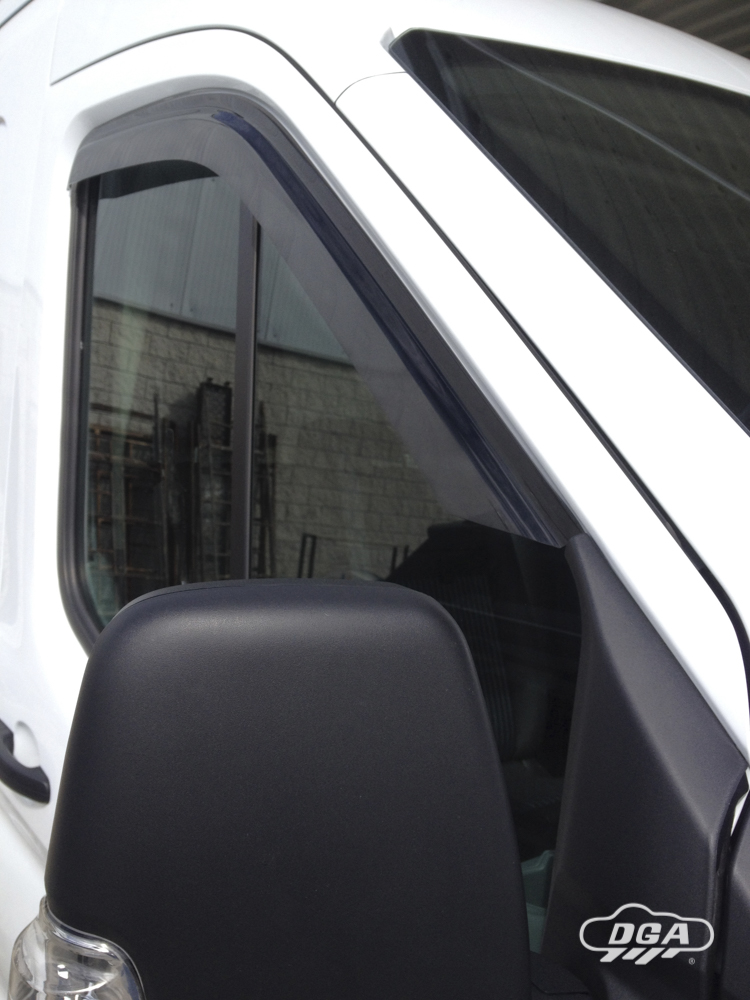 Wind Defletors FORD TRANSIT VII, VAN, 2014 - , Front, Exterior