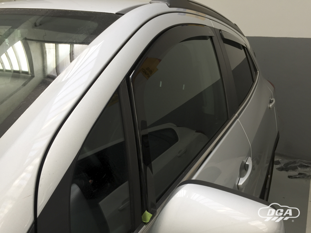 Wind Defletors OPEL / GM / VAUXHALL MOKKA, SUV, 2012 - 2021, 5 Doors, Front & Rear, In-Channel