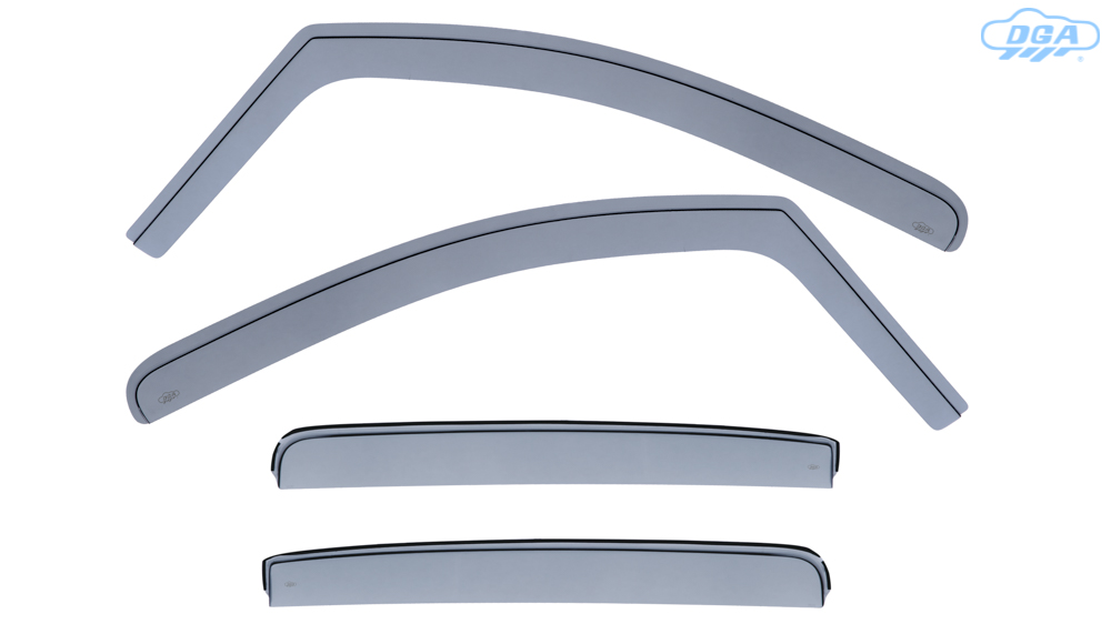 Wind Defletors OPEL / GM / VAUXHALL MOKKA, SUV, 2012 - 2021, 5 Doors, Front & Rear, In-Channel