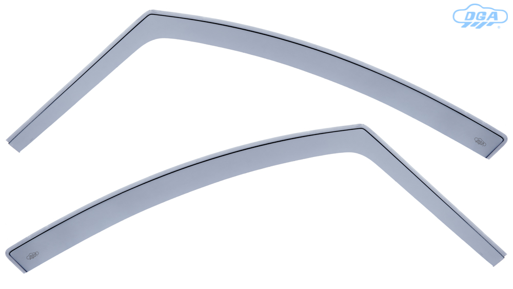 Wind Defletors RENAULT MODUS, MPV, 2004 - 2012, 5 Doors, Front, In-Channel