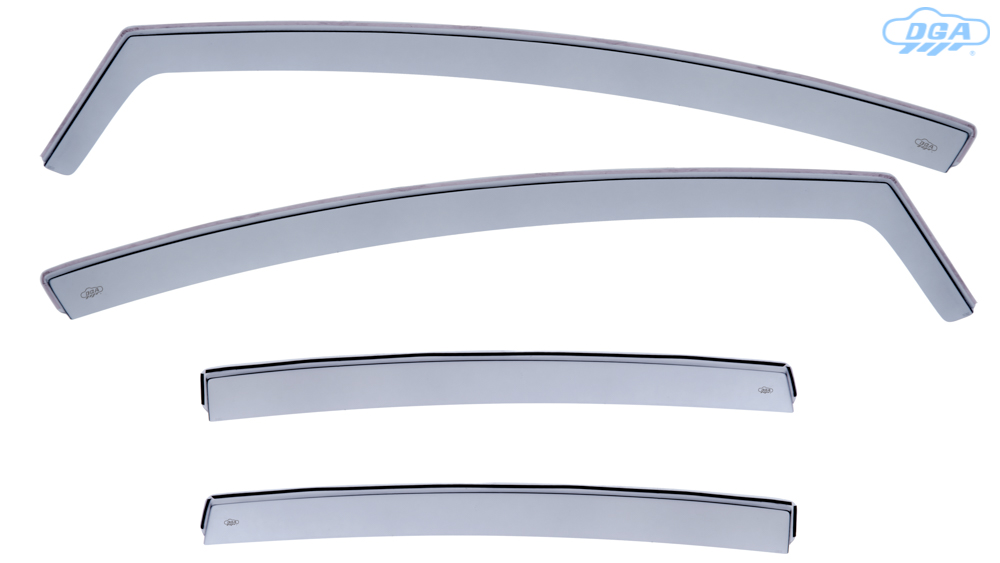 Wind Defletors SEAT LEON II, HATCH, 2005 - 2012, 5 Doors, Front & Rear, In-Channel