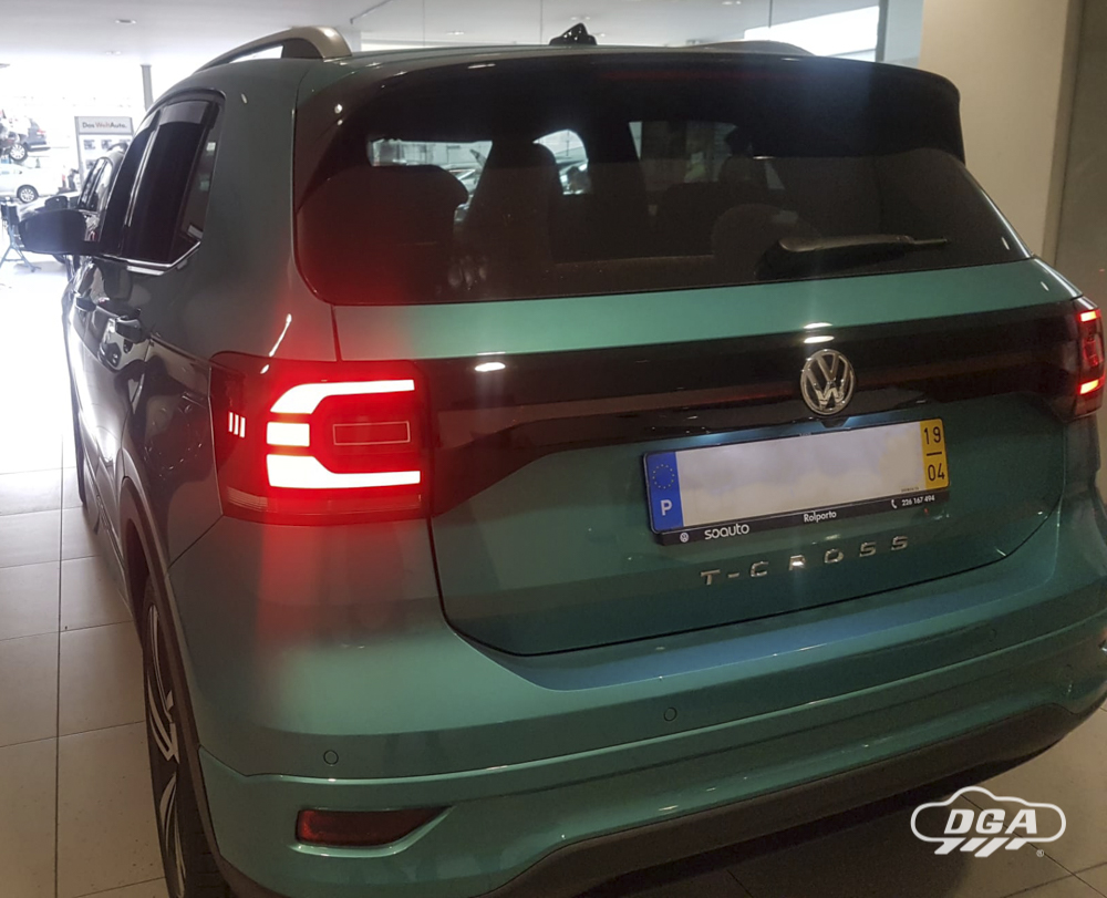 Wind Defletors VW T-CROSS, SUV, 2018 - , 5 Doors, Rear, In-Channel