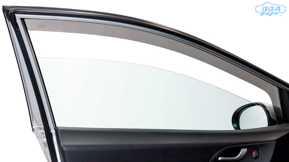 Wind Defletors DAEWOO AVEO, HATCH, 2008 - 2010, 3 Doors, Front, In-Channel