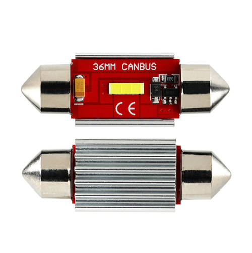 LEDs Tubulares CanBus 36mm, 12V, 2W, 6000k