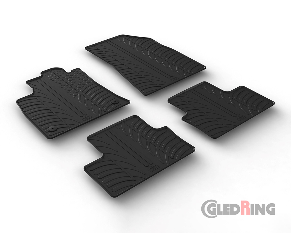 Rubber mats for Renault Clio V, 2019-