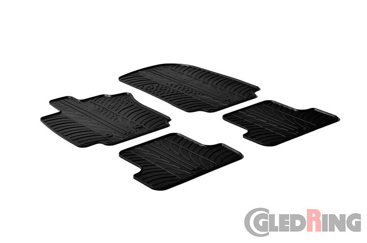 Tapetes de borracha para Renault Clio III, 2005-2012