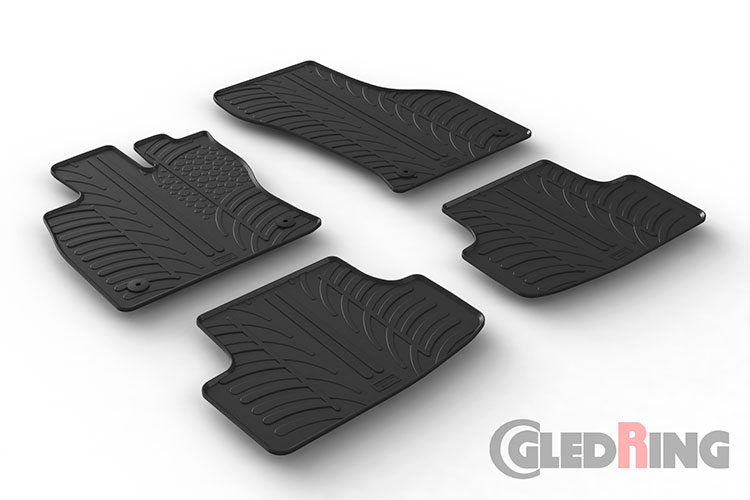 Tapetes de borracha para Volkswagen Golf VII, 2012-2020