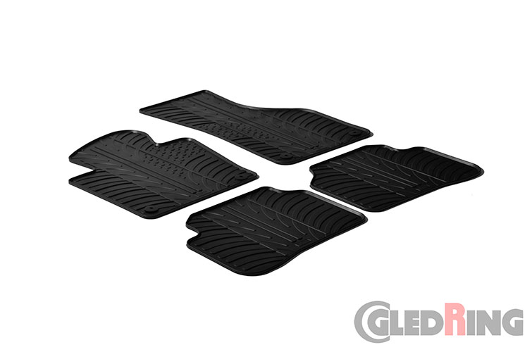 Tapetes de borracha para Volkswagen Passat CC, 2010-2017