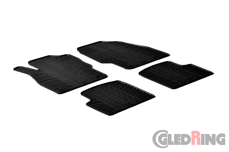 Tapetes de borracha para Opel Corsa D, 2006-2014