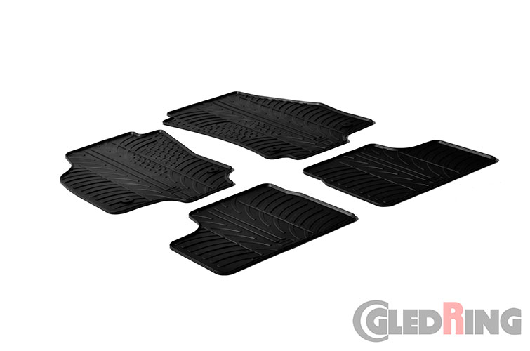 Tapetes de borracha para Opel Astra H, 2004-2009