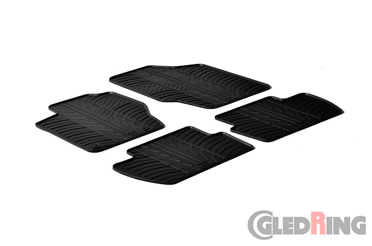 Tapetes de borracha para Citroen C4, 2005-2009