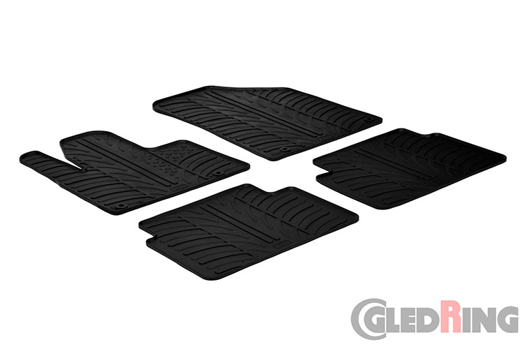 Tapetes de borracha para Citroen C5, 2008-2017