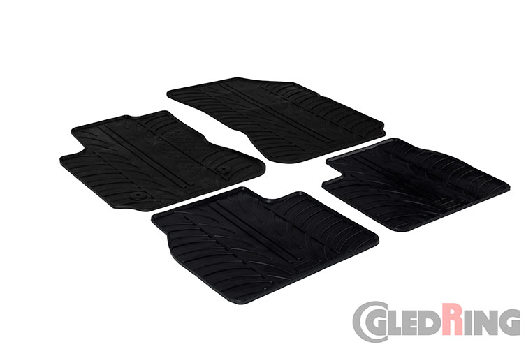 Tapetes de borracha para Citroen C4 Cactus, 2014-