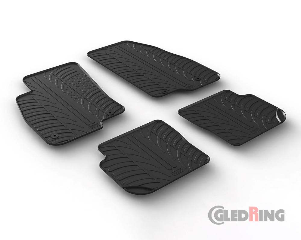 Rubber mats for Fiat Punto, 2014-