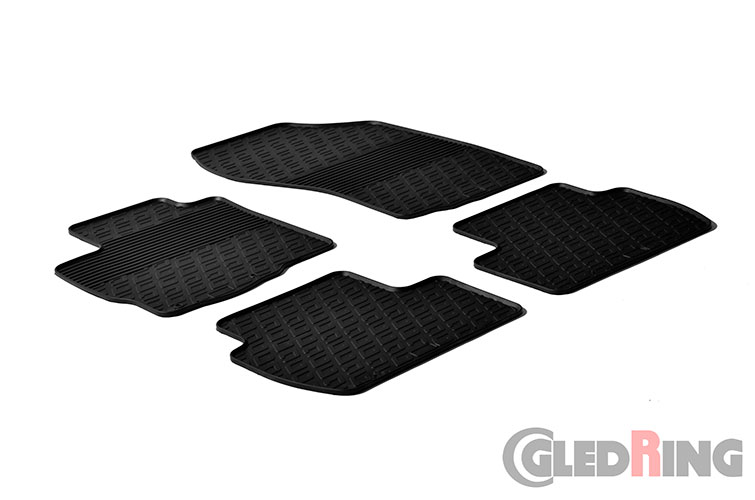 Rubber mats for Mitsubishi Outlander, 2008-