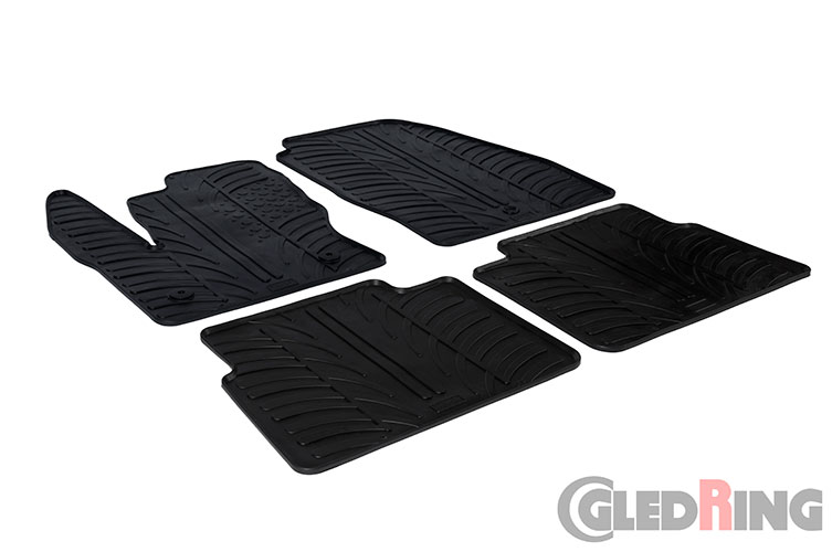 Tapetes de borracha para Ford Transit Connect, 2014-2022