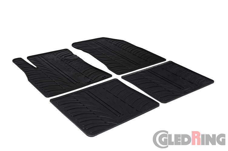 Tapetes de borracha para Nissan Note, 2013-