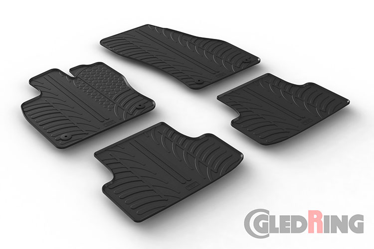 Rubber mats for Seat Ateca, 2016-