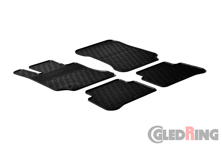 Tapetes de borracha para Mercedes Class E, W212, 2009-2013