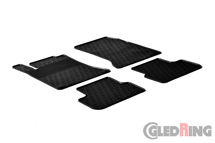 Tapetes de borracha para Mercedes GLA, 2014-2020