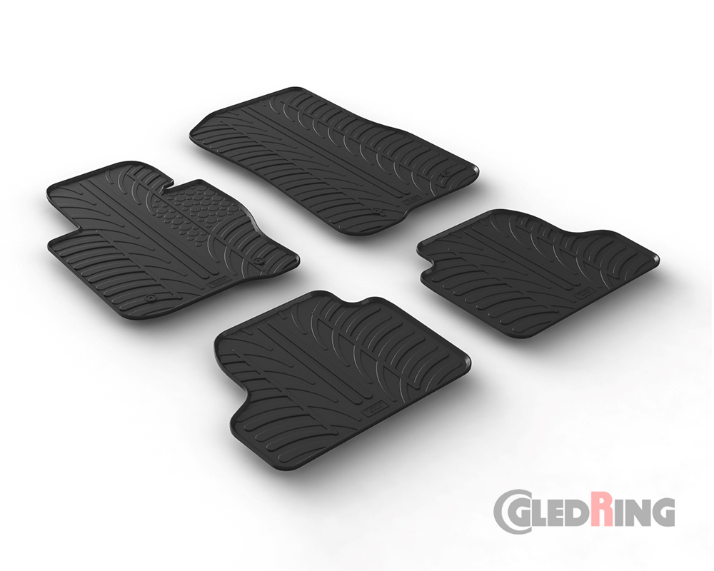 Rubber mats for BMW Serie 4, 2013-2020