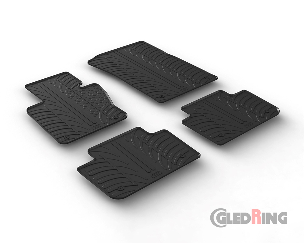 Rubber mats for BMW X3, 2004-2009