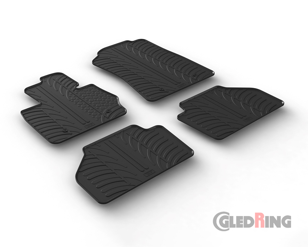 Rubber mats for BMW X3, 2010-2017