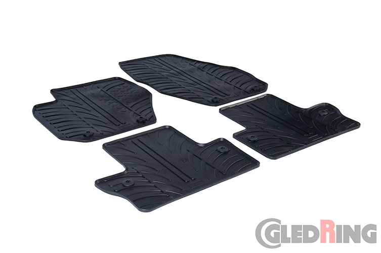 Tapetes de borracha para Volvo S60, V60, 2010-2018