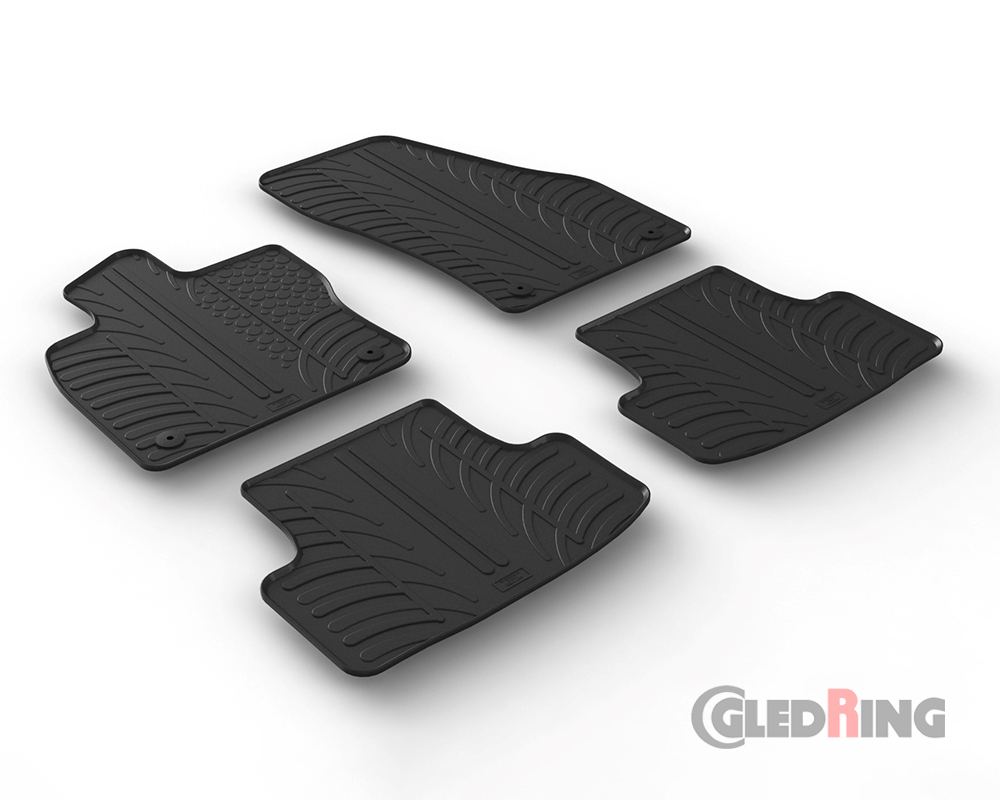 Rubber mats for Skoda Karoq, 2017-