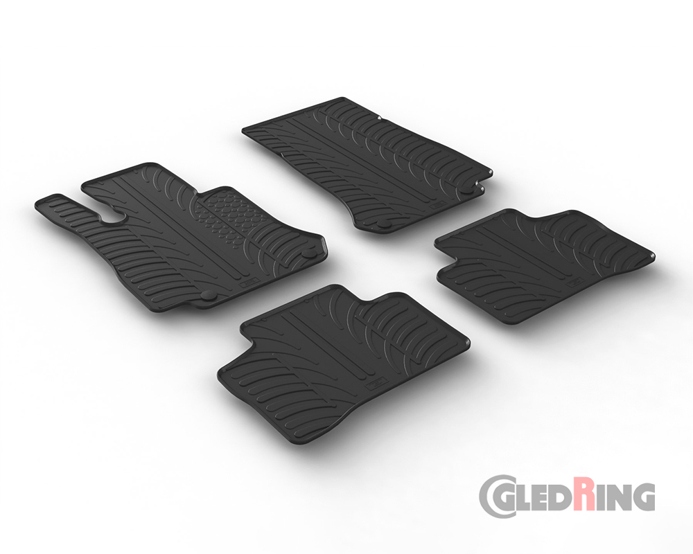 Rubber mats for Mercedes GLC X253, 2015-