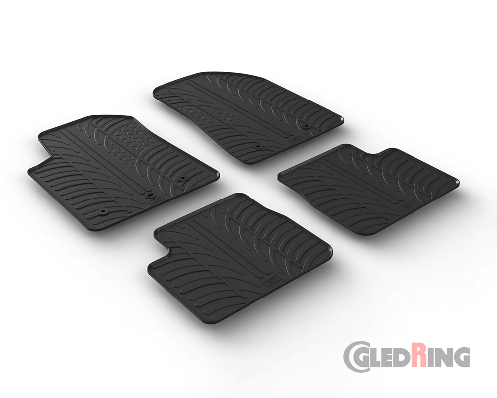 Rubber mats for Alfa Romeo Giulietta, 2014-