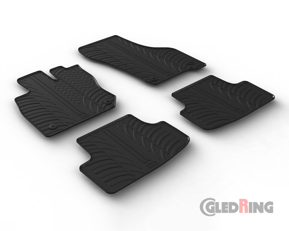 Alfombrillas goma para Volkswagen Golf VIII eTSI, 2020- (Automática)